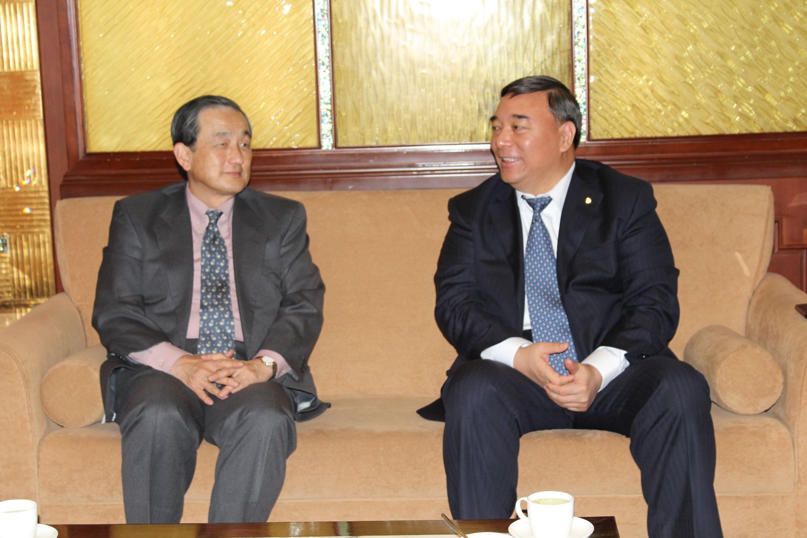 2011-3-19宋志平董事长与三菱商事株式会社中国総代表木島綱雄会晤2 LETOU国际米兰·(中国区)官方网站