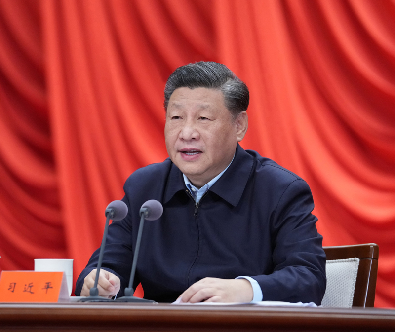 3月1日，2022年春季学期中央党校（国家行政学院）中青年干部培训班在中央党？。中共中央总书记、国家主席、中央军委主席习近平在开班式上发表重要讲话。新华社记者 申宏 摄